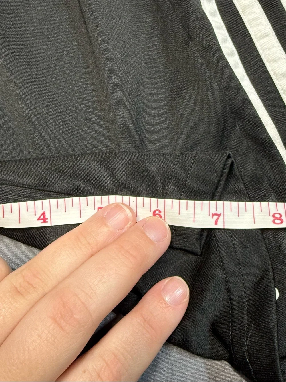 adidas Black Shorts with White 3-Stripes